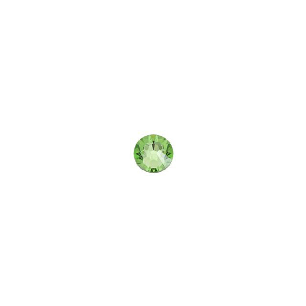 PRESTIGE Crystal, #2058 Round Flatback Rhinestone SS9, Peridot (1 Piece)
