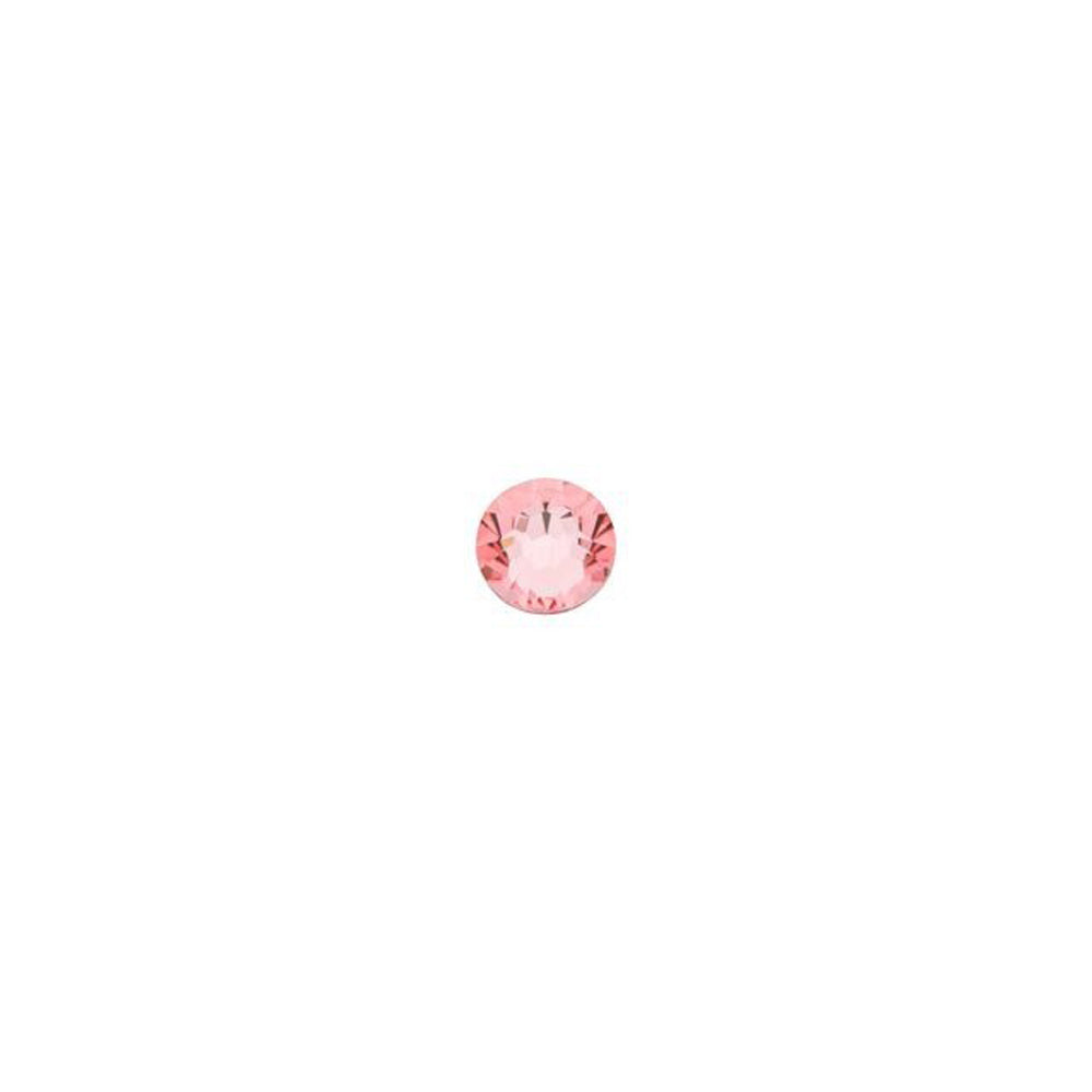 PRESTIGE Crystal, #2058 Round Flatback Rhinestone SS9, Peach (1 Piece)