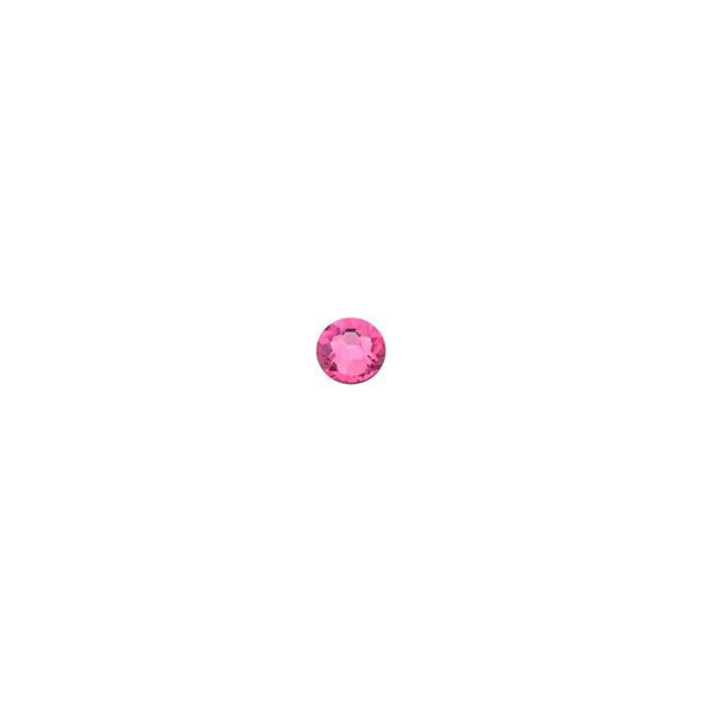 PRESTIGE Crystal, #2058 Round Flatback Rhinestone SS7, Rose (1 Piece)