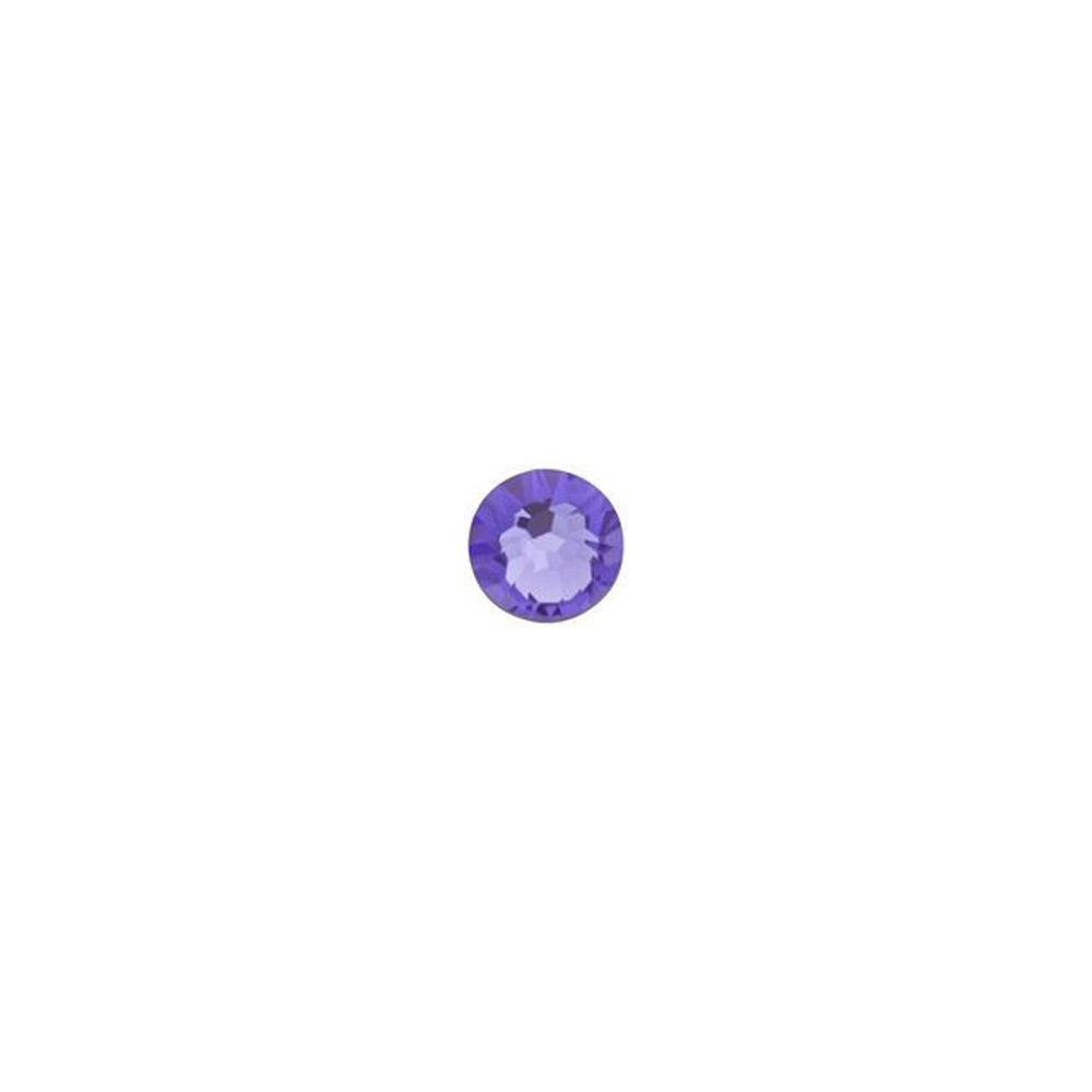 PRESTIGE Crystal, #2058 Round Flatback Rhinestone SS9, Tanzanite (1 Piece)