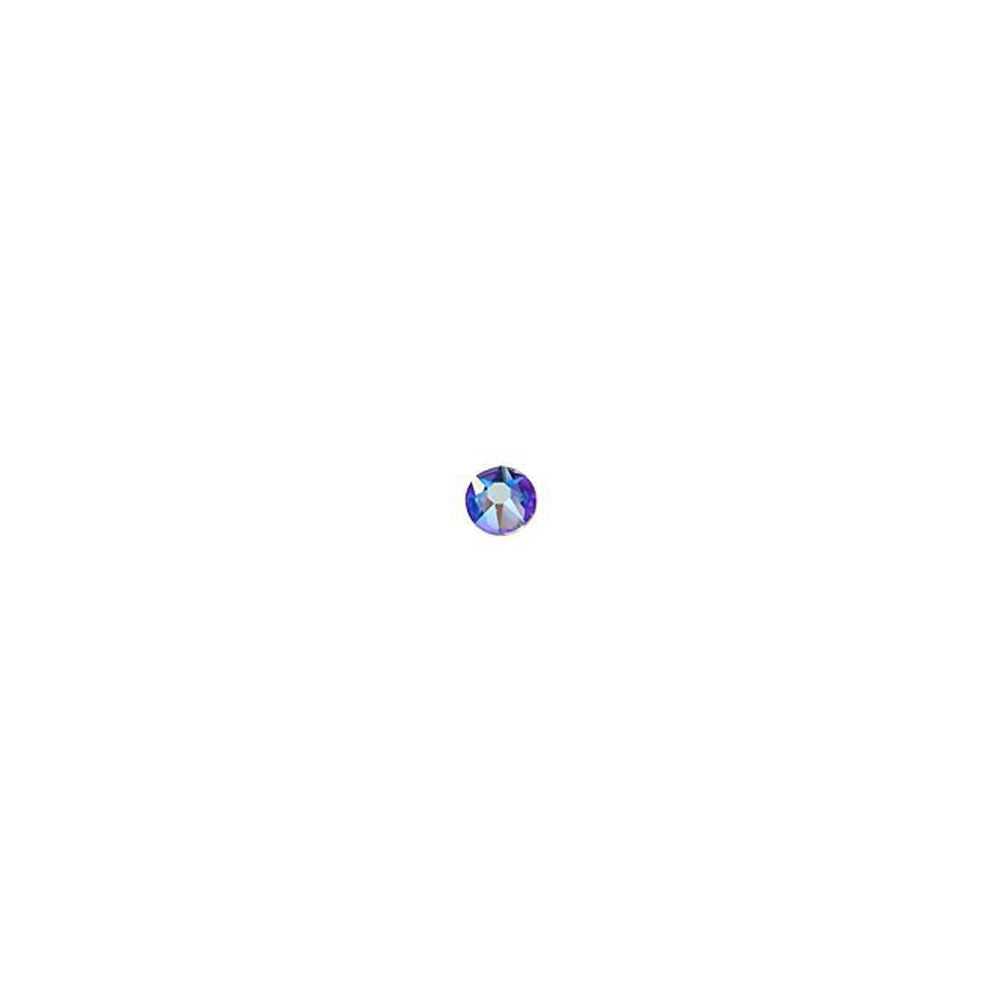 PRESTIGE Crystal, #2058 Round Flatback Rhinestone SS5, Tanzanite Shimmer (1 Piece)
