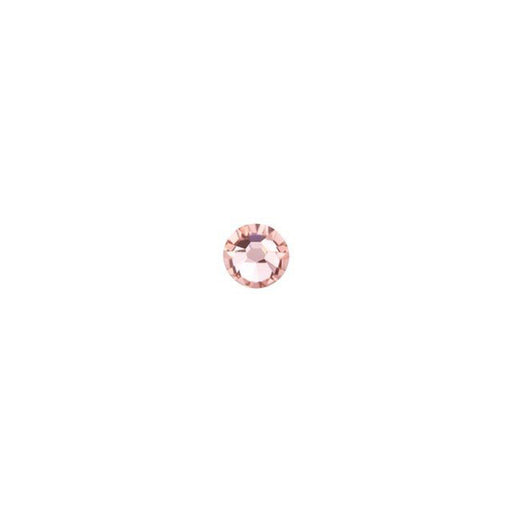 PRESTIGE Crystal, #2058 Round Flatback Rhinestone SS9, Vintage Rose (1 Piece)