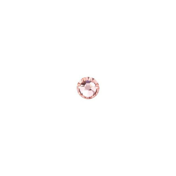 PRESTIGE Crystal, #2058 Round Flatback Rhinestone SS9, Vintage Rose (1 Piece)
