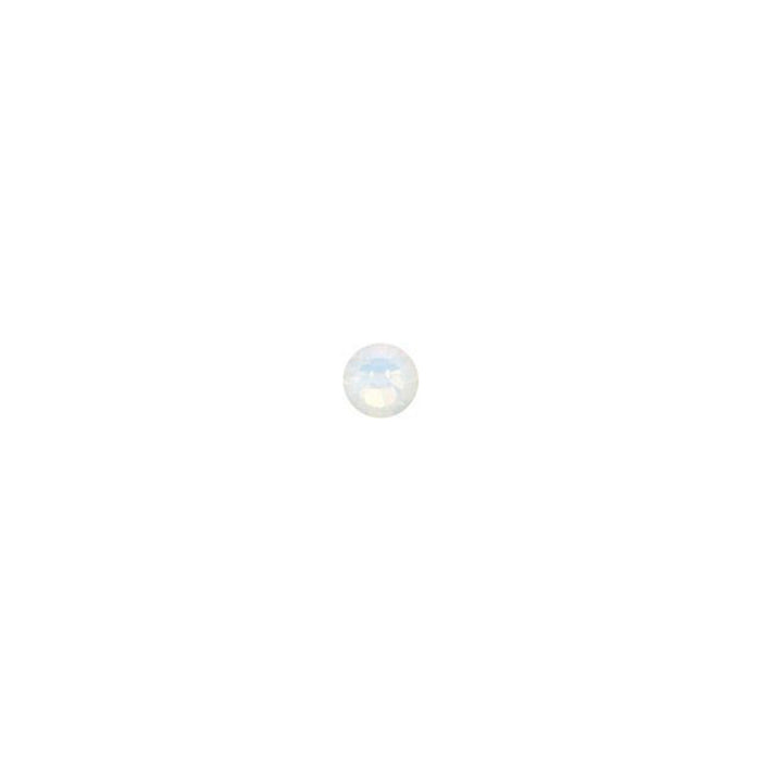 PRESTIGE Crystal, #2058 Round Flatback Rhinestone SS7, White Opal (1 Piece)