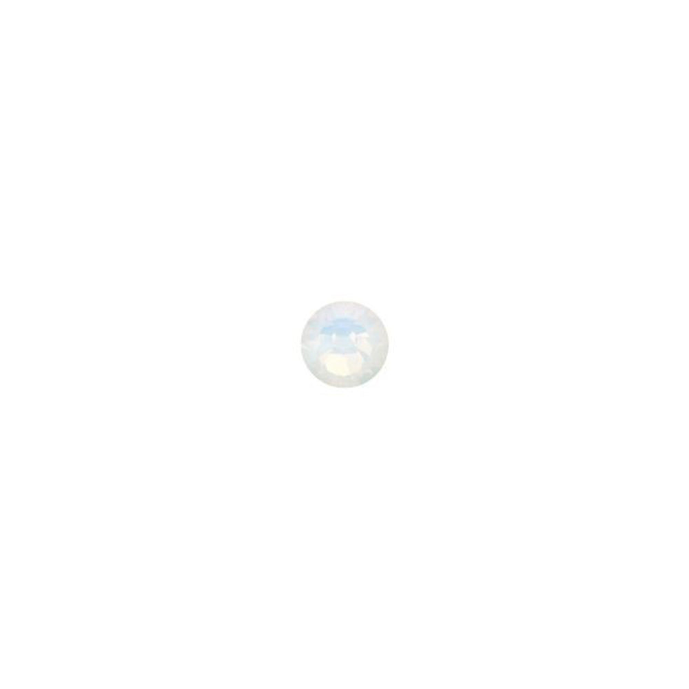 PRESTIGE Crystal, #2058 Round Flatback Rhinestone SS9, White Opal (1 Piece)