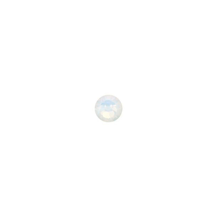 PRESTIGE Crystal, #2058 Round Flatback Rhinestone SS9, White Opal (1 Piece)