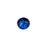 PRESTIGE Crystal, #2088 Round Flatback Rhinestone SS16, Capri Blue (1 Piece)