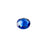 Swarovski Crystal, #2088 Swarovski Round Flatback Rhinestone SS20, Capri Blue (1 Piece)