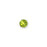 PRESTIGE Crystal, #2088 Round Flatback Rhinestone SS12, Citrus Green (1 Piece)