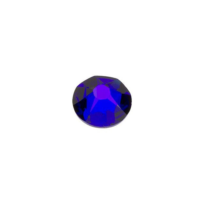 PRESTIGE Crystal, #2088 Round Flatback Rhinestone SS20, Cobalt (1 Piece)