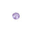 PRESTIGE Crystal, #2088 Round Flatback Rhinestone SS16, Lilac Shiny LacquerPRO (1 Piece)