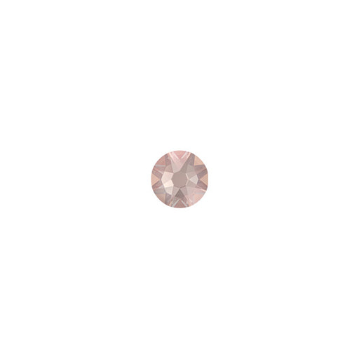 PRESTIGE Crystal, #2088 Round Flatback Rhinestone SS30, Dusty Pink LacquerPRO DeLite (1 Piece)