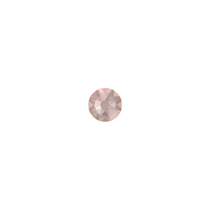 PRESTIGE Crystal, #2088 Round Flatback Rhinestone SS30, Dusty Pink LacquerPRO DeLite (1 Piece)