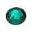 PRESTIGE Crystal, #2088 Round Flatback Rhinestone SS34, Emerald (1 Piece)