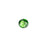 PRESTIGE Crystal, #2088 Round Flatback Rhinestone SS12, Fern Green (1 Piece)