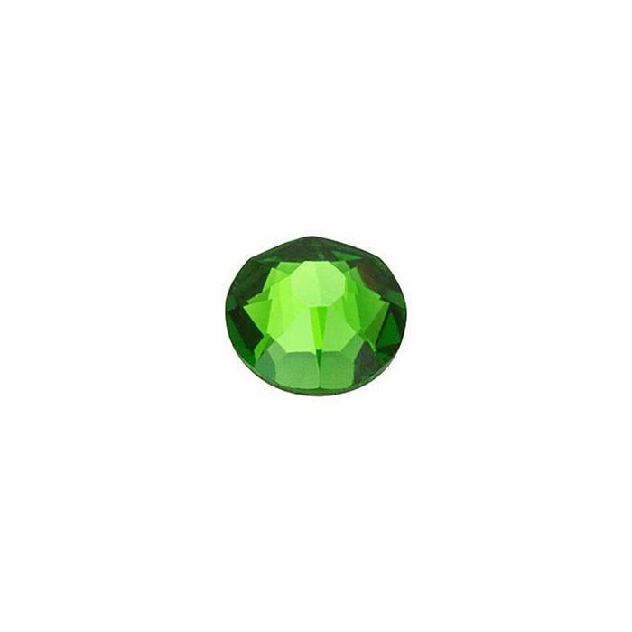 Swarovski Crystal, #2088 Swarovski Round Flatback Rhinestone SS20, Fern Green (1 Piece)