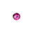 PRESTIGE Crystal, #2088 Round Flatback Rhinestone SS16, Fuchsia (1 Piece)