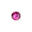 PRESTIGE Crystal, #2088 Round Flatback Rhinestone SS20, Fuchsia (1 Piece)