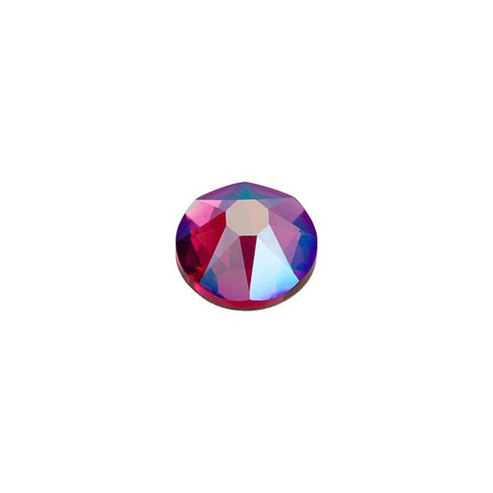 PRESTIGE Crystal, #2088 Round Flatback Rhinestone SS20, Fuchsia Shimmer (1 Piece)