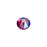 PRESTIGE Crystal, #2088 Round Flatback Rhinestone SS20, Fuchsia Shimmer (1 Piece)