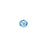 PRESTIGE Crystal, #2088 Round Flatback Rhinestone SS12, Light Sapphire Shimmer (1 Piece)