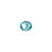 PRESTIGE Crystal, #2088 Round Flatback Rhinestone SS16, Light Turquoise (1 Piece)