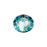 PRESTIGE Crystal, #2088 Round Flatback Rhinestone SS30, Light Turquoise (1 Piece)