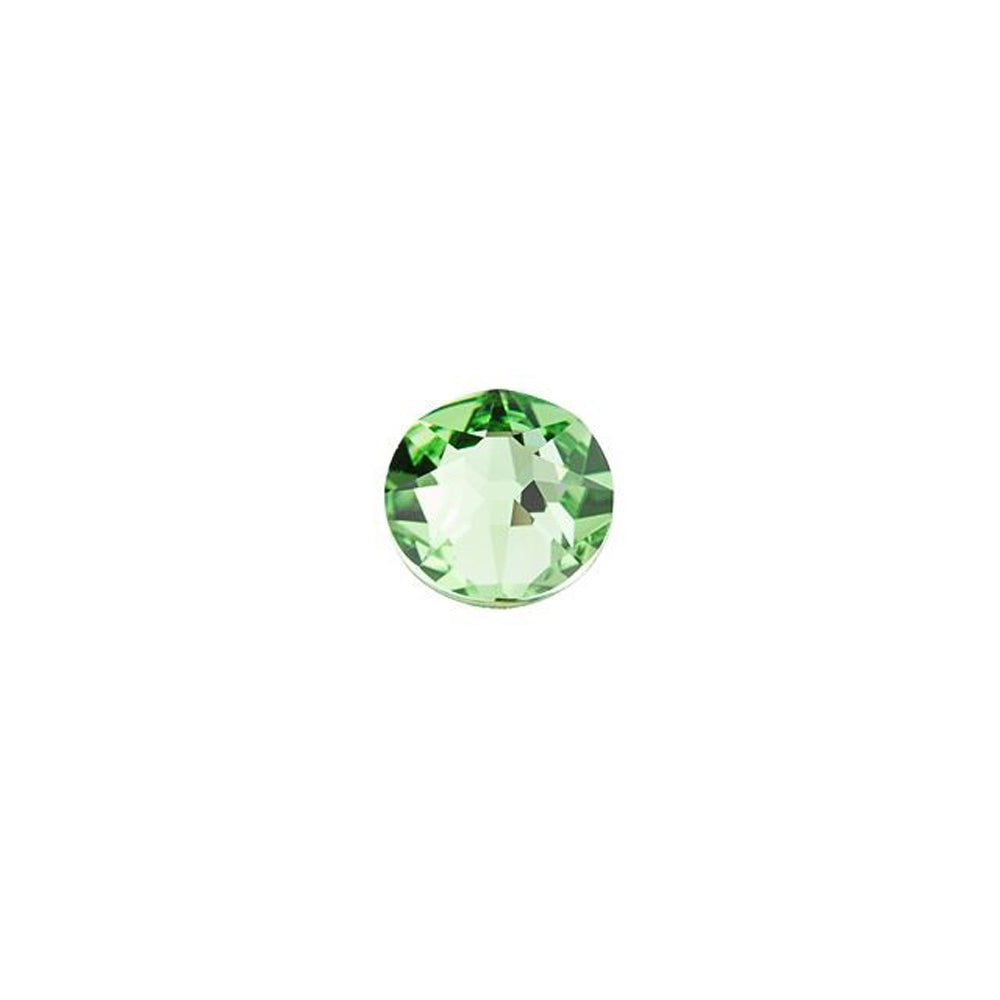 PRESTIGE Crystal, #2088 Round Flatback Rhinestone SS16, Peridot (1 Piece)