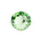 PRESTIGE Crystal, #2088 Round Flatback Rhinestone SS34, Peridot (1 Piece)