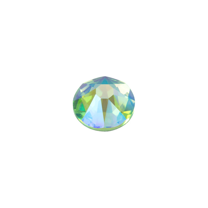 PRESTIGE Crystal, #2088 Round Flatback Rhinestone SS20, Peridot Shimmer (1 Piece)
