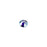 PRESTIGE Crystal, #2088 Round Flatback Rhinestone SS12, Sapphire AB (1 Piece)
