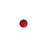 PRESTIGE Crystal, #2088 Round Flatback Rhinestone SS12, Scarlet (1 Piece)
