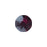 PRESTIGE Crystal, #2088 Round Flatback Rhinestone SS12, Siam Nightfall (1 Piece)
