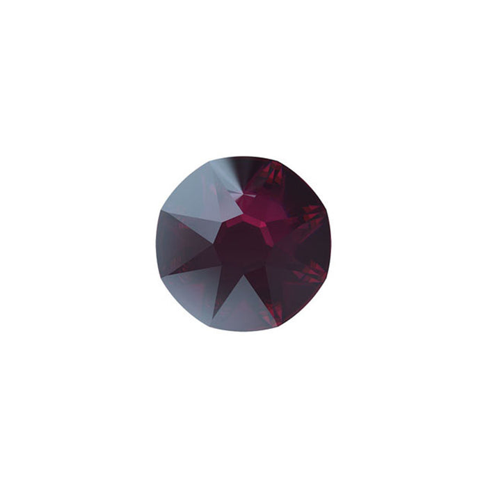 PRESTIGE Crystal, #2088 Round Flatback Rhinestone SS12, Siam Nightfall (1 Piece)
