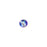 PRESTIGE Crystal, #2088 Round Flatback Rhinestone SS12, Tanzanite Shimmer (1 Piece)