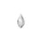 PRESTIGE Crystal, #2205 Flame Flatback Rhinestone 7.5mm, Crystal (1 Piece)