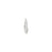 PRESTIGE Crystal, #2304 Raindrop Flatback Rhinestone 6x1.7mm, Crystal (1 Piece)