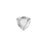 PRESTIGE Crystal, #2472 Trilliant Flatback Rhinestone 7mm, Crystal (1 Piece)