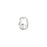 PRESTIGE Crystal, #2585 Graphic Flatback Rhinestone 8mm, Crystal (1 Piece)