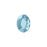 PRESTIGE Crystal, #2603 Oval Flatback Rhinestone 14mm, Aquamarine (1 Piece)