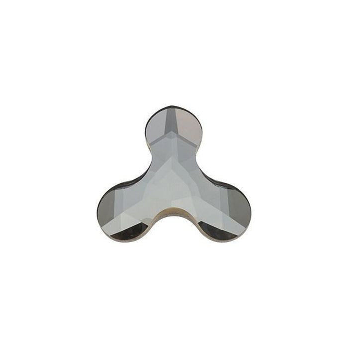 PRESTIGE Crystal, #2708 Molecule Flatback Rhinestone 8x8.5mm, Crystal Silver Night (1 Piece)