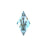 PRESTIGE Crystal, #2709 Rhombus Flatback Rhinestone 10mm, Aquamarine (1 Piece)