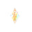 PRESTIGE Crystal, #2709 Rhombus Flatback Rhinestone 10mm, Crystal AB (1 Piece)
