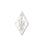 PRESTIGE Crystal, #2709 Rhombus Flatback Rhinestone 10mm, Crystal (1 Piece)