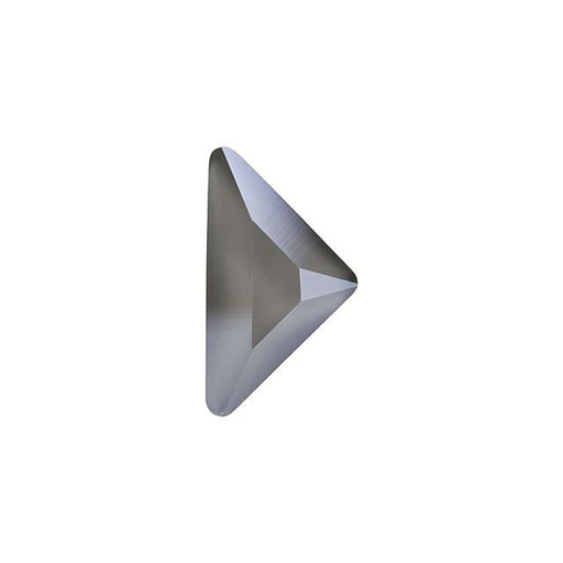 PRESTIGE Crystal, #2740 Triangle G Flatback Rhinestone 10x10mm, Dark Grey Shiny LacquerPRO (1 Piece)