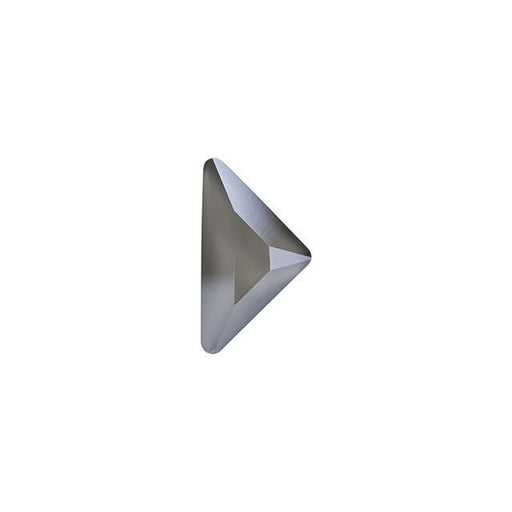 PRESTIGE Crystal, #2740 Triangle G Flatback Rhinestone 8.3x8.3mm, Dark Grey Shiny LacquerPRO (1 Piece)