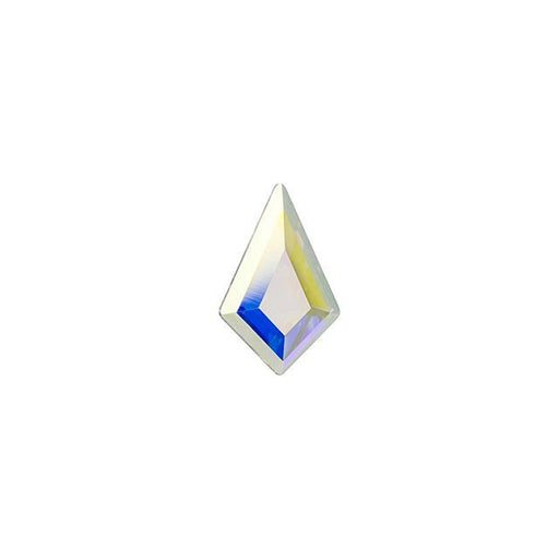 PRESTIGE Crystal, #2771 Kite Flatback Rhinestone 8.6x5.6mm, Crystal AB (1 Piece)