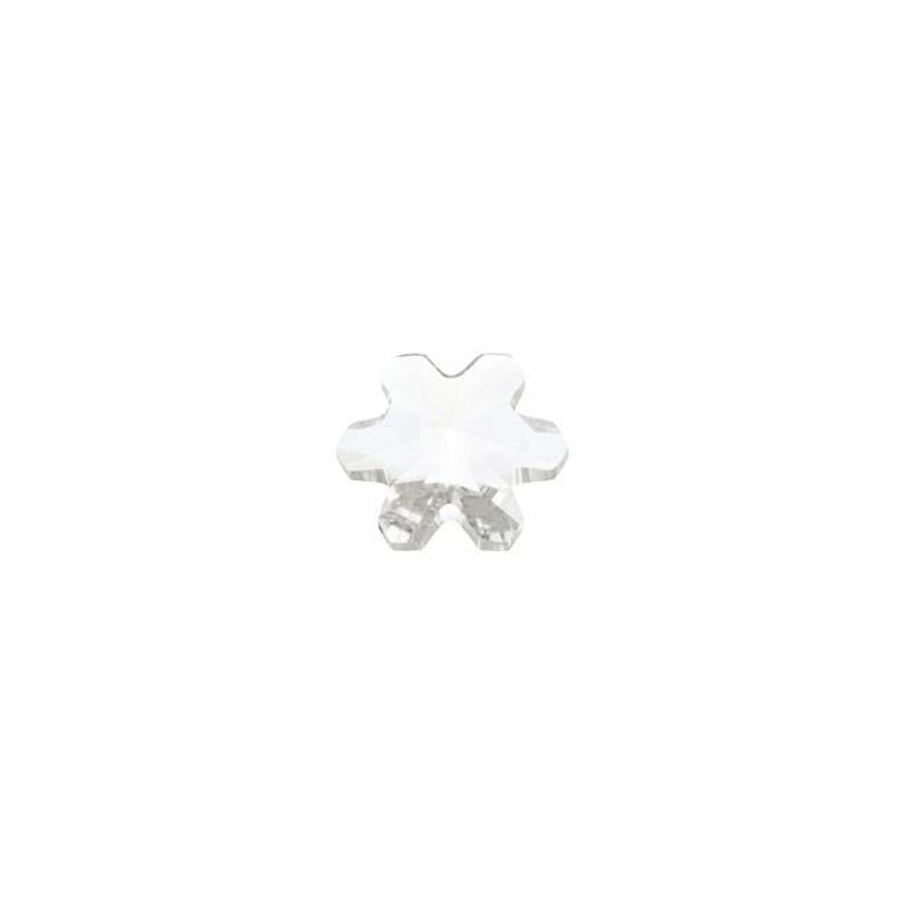 PRESTIGE Crystal, #2826 Rivoli Snowflake Flatback Rhinestone 5mm, Crystal (1 Piece)
