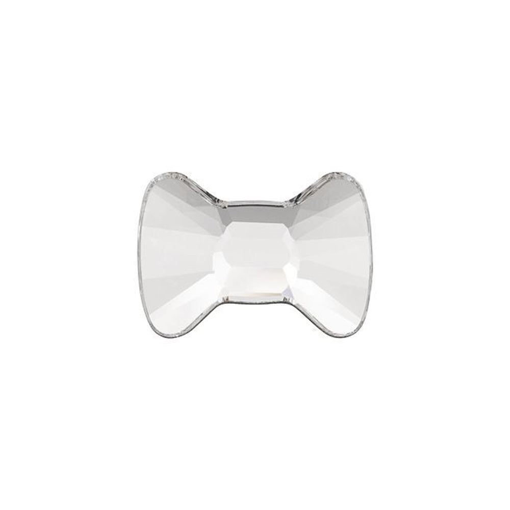 PRESTIGE Crystal, #2858 Bow Tie Flatback Rhinestone 6x4.5mm, Crystal (1 Piece)