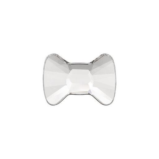 PRESTIGE Crystal, #2858 Bow Tie Flatback Rhinestone 6x4.5mm, Crystal (1 Piece)